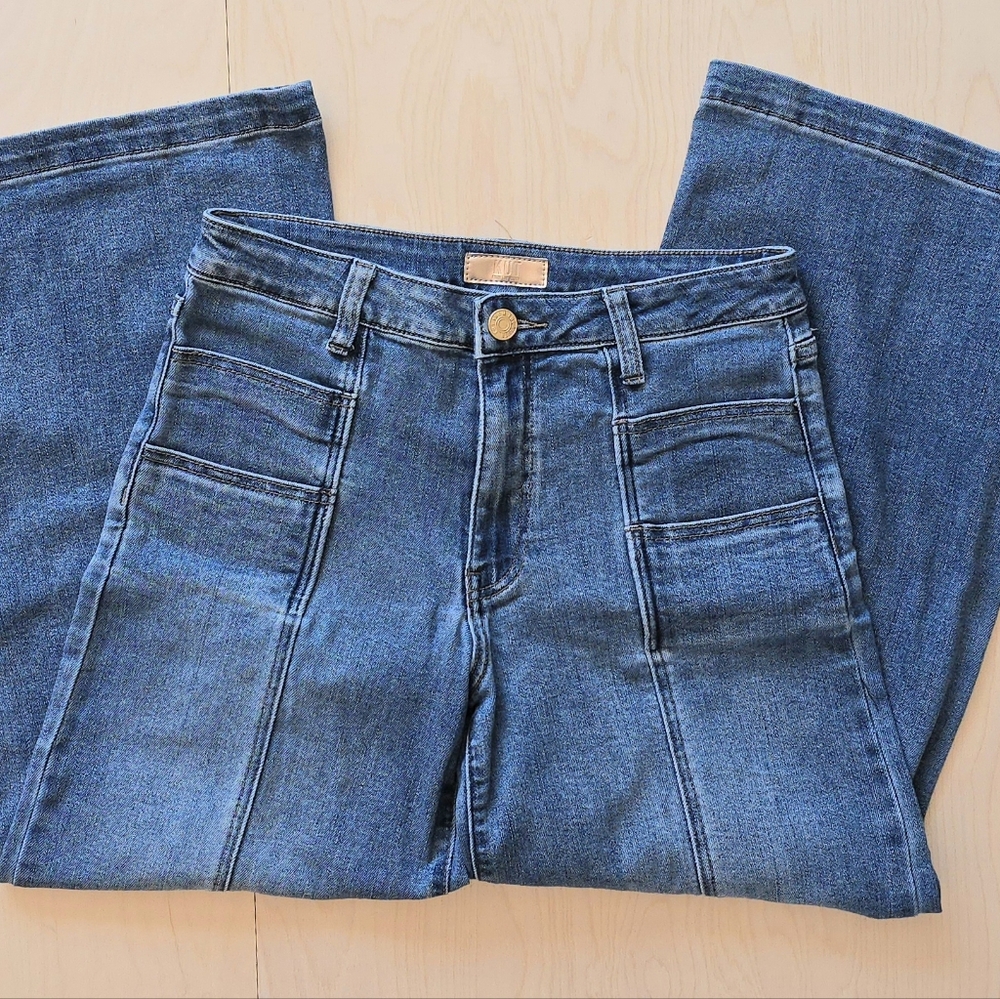 Kut From The Kloth Wide Leg Front Seam Jeans Size 4